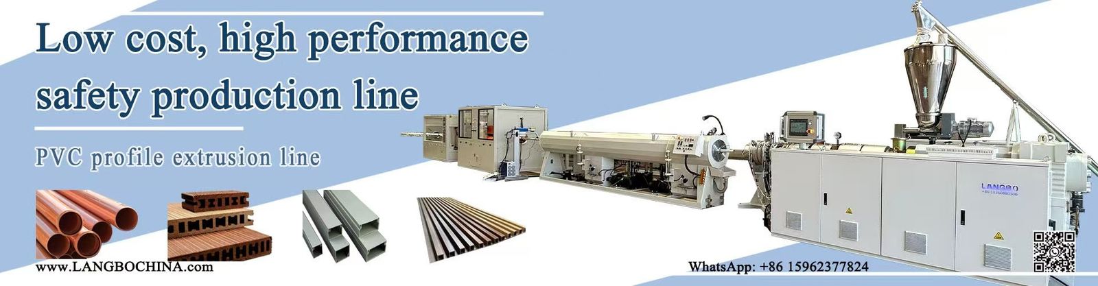 PVC-Profil-Verdrängungs-Linie