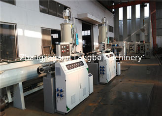 Gesundheitliche Klempnerarbeit-HDPE-Rohr-Produktionsmaschinen mit Kalibrierungs-abkühlenden Behältern