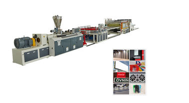 Qualität  Full Automatic WPC Pvc Foam Board Production Line Advertising Board Extrusion Fabrik