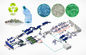 Hitzebeständige Plastikwiederverwertungslinie intelligentes PLC-Kontrollsystem-einfache Operation
