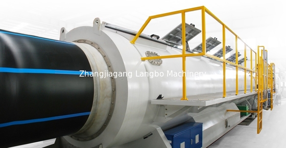 Maschine zur Herstellung von Wasserleitungen mit großem Durchmesser aus Kunststoff PE HDPE