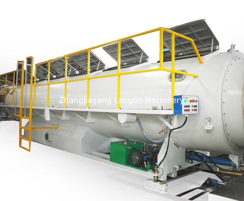 355-800 mm Durchmesser Hochkapazität HDPE PE Rohr Extrusionslinie mit integrierter Getriebe