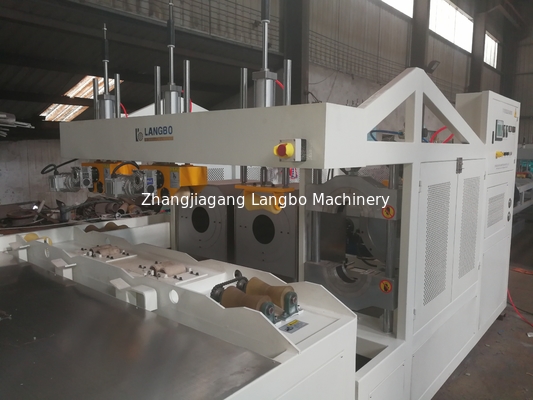 Automatische elektrische Wasserversorgung Kunststoff-PVC-Rohrherstellung Extrusion Socketing Belling-Maschine
