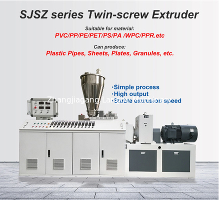 Automatische Wasserversorgung, Abwasserentwässerung PVC-Rohr-Produktionslinie mit 65/132 Schraubendurchmesser