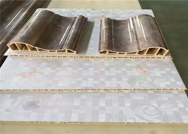 Wand-Maschine des Produkt-350KG/H der Geschwindigkeits-WPC, Profil-Fertigungsstraße PLC-Steuerwpc