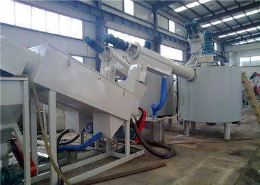 SS 304 Waschmaschine mit Plastikfolie, Pp Pe-Folienwaschmaschine Trocknung mit heißer Luft