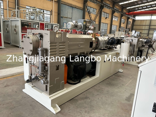 80 / Konische Doppelschraube 173 PVC-Rohr-Verdrängungs-Linie mit Ertrag 600kg/H