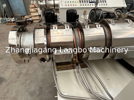 80 / Konische Doppelschraube 173 PVC-Rohr-Verdrängungs-Linie mit Ertrag 600kg/H