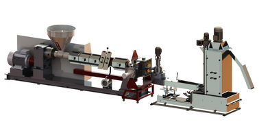 HDPE/HAUSTIER Plastikpelletisierungs-Maschinen-einzelnes Stadiums-Extruder-Energieeinsparung