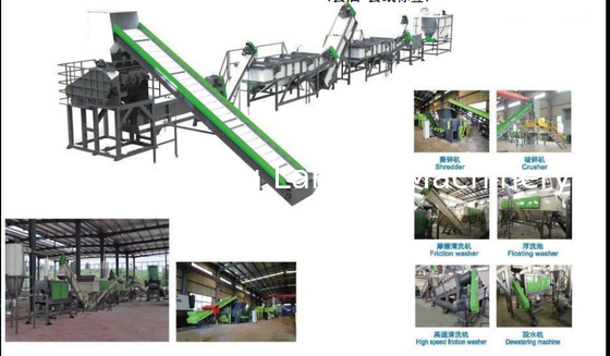 500 kg/h Wasch- und Recyclingleitung PP/PE