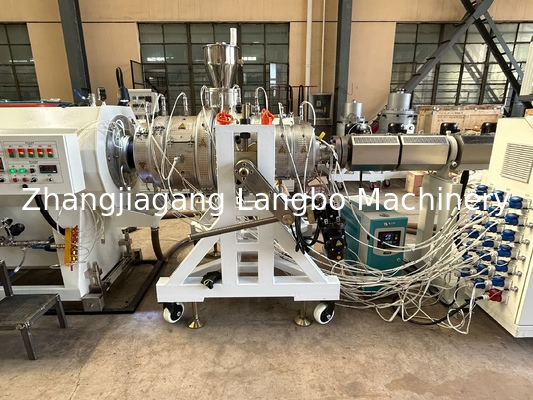 Einfache Bedienung Plastik-HDPE-PE-Rohr-Extrusionsmaschine Produktionslinie