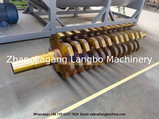 37 kW Brecher für PVC-Rohre Plastikmüll-Recycling-Maschine