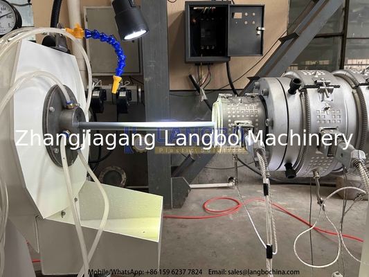 Kunststoff PVC Tropfbewässerungsleitungen Kabel Wellrohr Extrusionsproduktion Herstellungsmaschine