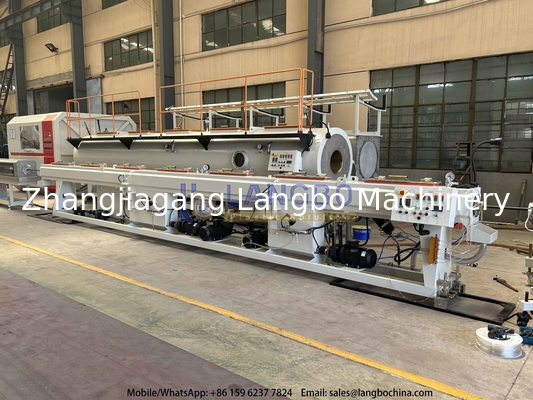 Hochgeschwindigkeit 63-90 mm HDPE Rohr Extrusionsleitung Einschraubdesign