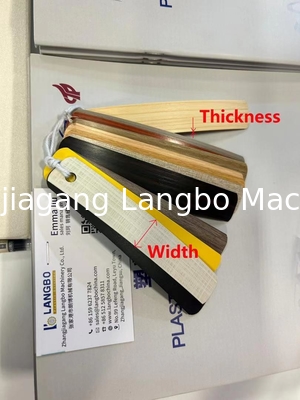 Stabile PVC-Profil-Extrusionslinie für die Herstellung von Möbelrandbanden