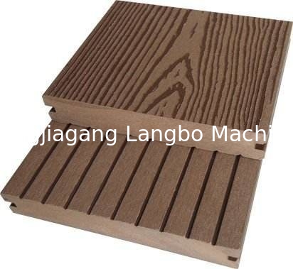 WPC-Maschine Holz-Kunststoff-Verbunddeckung Hohlmassivdeck-Bodenbelag Post-Verbundprofil Schiene Extrusions-Produktionslinie