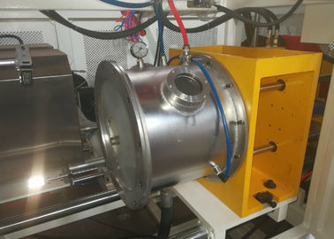 Doppelschraube PVC-Rohr-Verdrängungs-Linie runzelte Geschwindigkeit 20m/Minute der Rohr-Maschinen-42KW