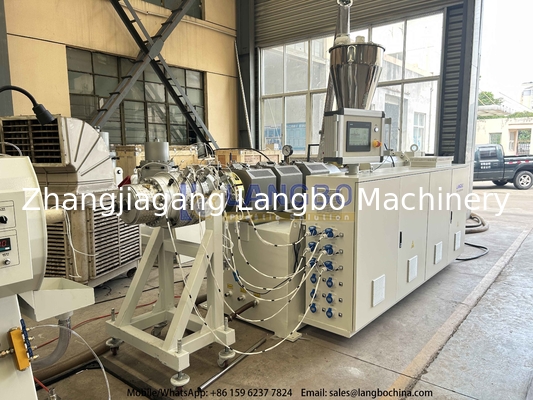CER-ISO-PVC-Rohr-VerdrängungEnergie des Leitungsrohr-Durchmesser-16 - 630mm 22 - des Extruder-160KW