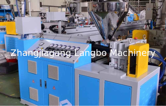 Kunststoff-Zwillinge/Einfach-Extruder-Extrusion PVC PE PPR PP HDPE-Rohre Landwirtschaft Wasser/Gas/Abwasser/Wasserversorgungsrohrleitung/Extrusionsleitung