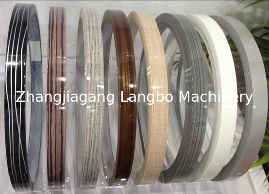 PVC-Kantenbandbänder Extrusionsproduktion Maschine zur Herstellung von Blechen Typ PVC-Kantenbandbänder Tape-Blattherstellung Maschine mit SchneidmaschineTapes Extrusionslinie Extrudermaschine