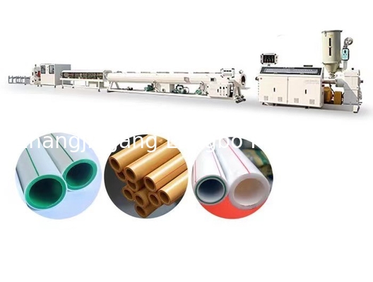 Einzelschraubende PPR-Pfeifen-Extrusions-Produktionslinie Kunststoff-Extruder-Herstellungsmaschine PPR-Glasfaser-Pfeifen-Extrusions-Herstellungsmaschine