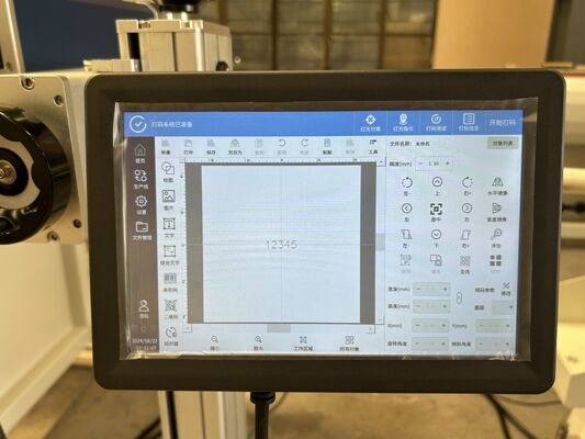 UV-50W-Laserdruckmaschine für den individuellen Druck auf Rohrbefestigungen