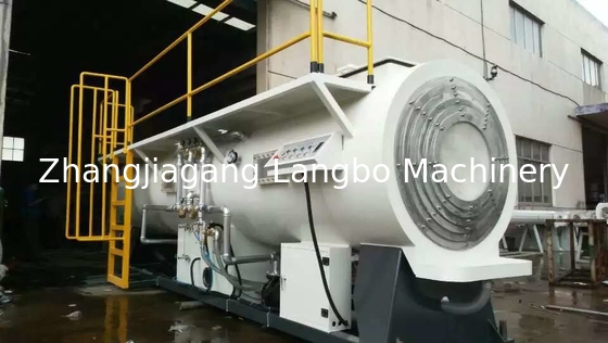 PVC-Leitung DN16 DN20 Verarbeitung von Kunststoffrohren Zwillingschraub-Extruder/Extrusionsmaschine Produktionslinie Doppelleistung 150kg-220kg
