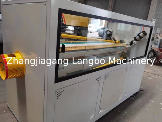 PVC-Leitung DN16 DN20 Verarbeitung von Kunststoffrohren Zwillingschraub-Extruder/Extrusionsmaschine Produktionslinie Doppelleistung 150kg-220kg