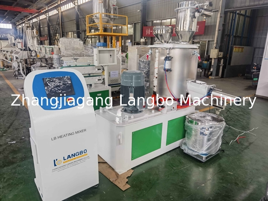 Industrie-Hochgeschwindigkeits-Hot Heating Cooling PVC Mischmaschine für Kunststoffpulvergranulate Mischen und Recycling mit verschleißbeständigen Klingen Verhinderung der Agglomeration