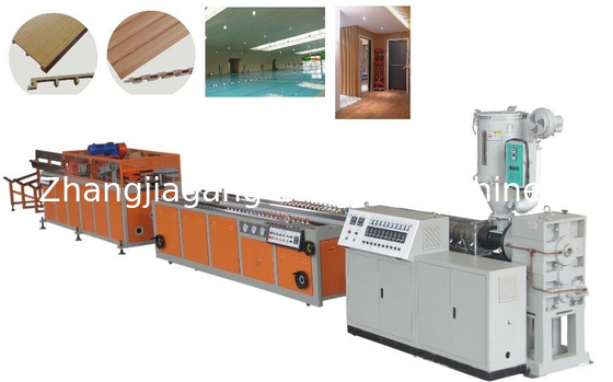 WPC Decking Flooring Post Verbundprofil Schiene Extrusion Produktionslinie Herstellung Maschine