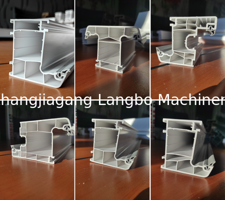 Anpassung von PVC-Plastikfensterprofil-Extrusionsmaschine für die Bauindustrie