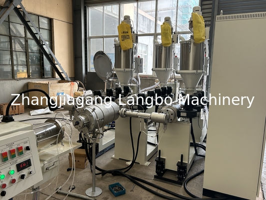 PPR Wasser-Elektroleitungsrohr (Extruder, Abziehen, Schneiden, Wickeln, Klingeln) Extrusion Making Produktionslinie Maschine