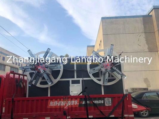 Rohrwickelmaschine für PE-Wellrohr-Extruder