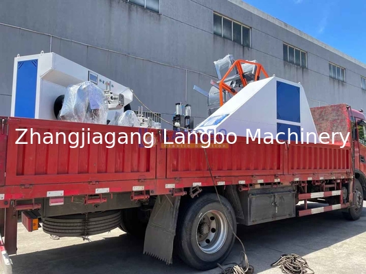 Kunststoffrohr-Wickelmaschine PE HDPE Wellrohr 2-Stationen-Haspeln