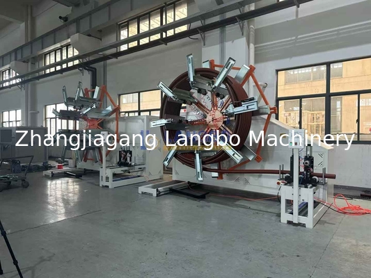 Nachfrage Spannung Kunststoff Wicklungsmaschine PE Rohr Spulenmaschine Doppeldisk Wicklungsmaschine HDPE Rohr automatische Spulen