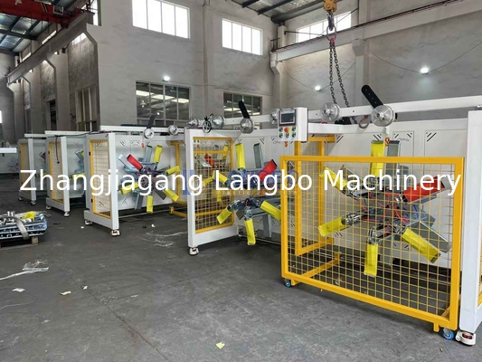 Kunststoffrohr-Wickelmaschine PE HDPE Wellrohr 2-Stationen-Haspeln