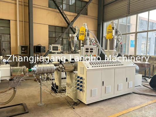 Einschneckenextruder Kunststoff PPR Gasrohr Elektro-Leitungsrohr Wellrohr Extrusionslinie