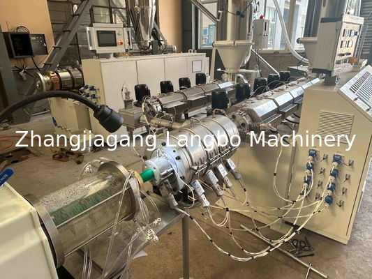 Kunststoff PPR Wasserrohr Kabelkanalrohr Extruder Herstellung Maschine Rohrextrusions Produktionslinie