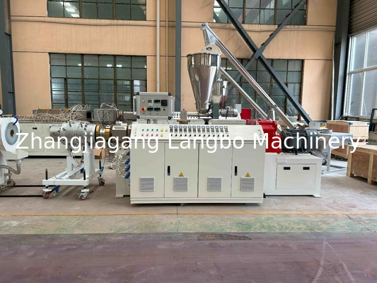 Kunststoff-Doppel-Einzel-Extrusions-PVC-Rohr Landwirtschaft Wasser Gas Extrusionslinie