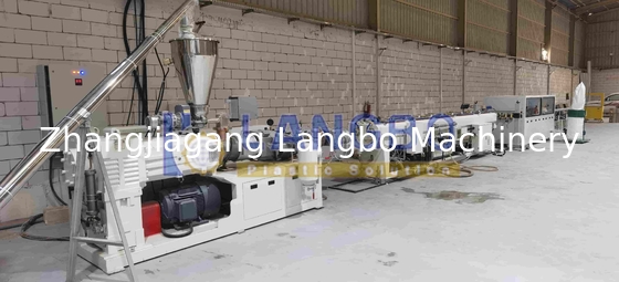 Schnelle Kunststoffrohr-Extrusionsmaschine für PE PP HDPE PVC PPR Mpp Wasser Gas Entwässerung