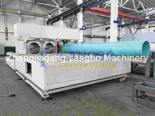 Kunststoff PVC CPVC UPVC Wasser Elektro-Kanalrohrrohr Extrusionsproduktionslinie Maschine mit Extruder Abzug Schneiden