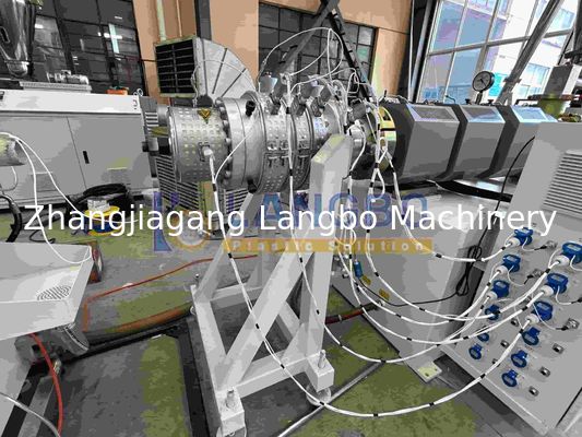 Kunststoffrohr-Extrusionsproduktionsmaschine Konischer Doppelschneckenextruder für PVC HDPE PPR Entwässerung Wasser Abwasser Elektroleitungsrohr Schlauch