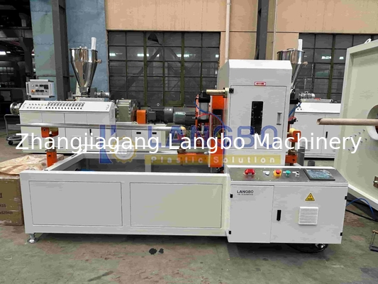 Neuer globaler Hot-Sale Doppelschneckenextruder für PP PE Kunststoff und PVC-Rohrherstellungsmaschine