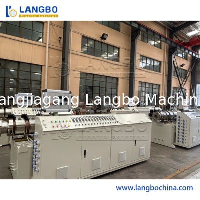 Chinesischer Hersteller HDPE LDPE PE PVC Rohr Kunststoff Extrusionsmaschine gute Preis