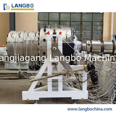 PVC PE Rohrextruder Maschine Kunststoffrohrmaschinen Gas Wasserversorgung Produktionslinie HDPE Extruder