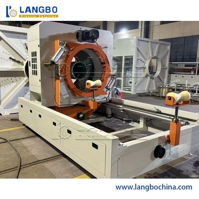 Plc-Steuer-PVC-Rohr-Kunststoffrohr-Extruder, Kunststoffrohr, das Maschinen herstellt