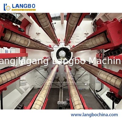 PVC PE Rohrextruder Maschine Kunststoffrohrmaschinen Gas Wasserversorgung Produktionslinie HDPE Extruder