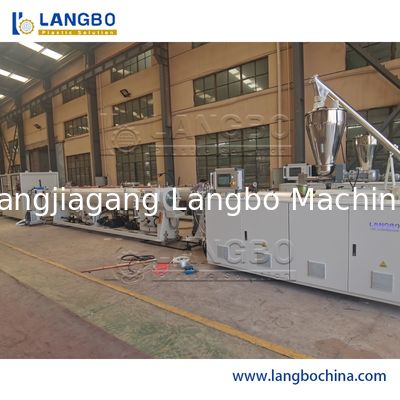 PVC-Rohr, das Maschine, PVC-Rohr-Extruder, konischer Doppelschneckenextruder herstellt