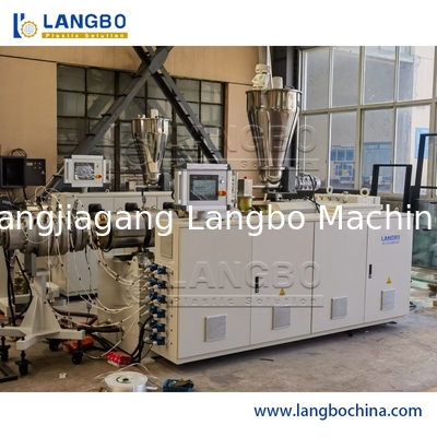 PVC-Rohr, das Maschine, PVC-Rohr-Extruder, konischer Doppelschneckenextruder herstellt