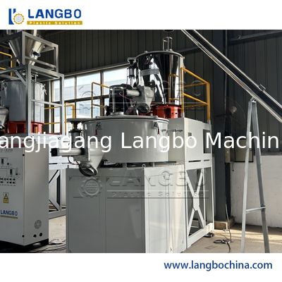 Hochgeschwindigkeits-Heiß-/Kalt-Kunststoff-Turbo-Mischer für WPC PVC-Pulverharz – PVC-Rohre, Profile, Paneele, Kabelkanäle, Platten